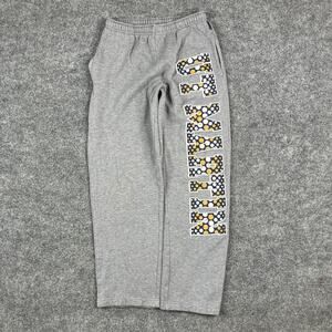 Jansport Sweatpants Mens Size S Gray Graphic Logo Athletic Jogger Casual Fit